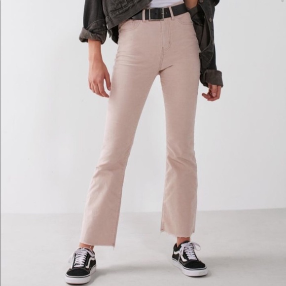 Urban Outfitters Pants - BDG blush corduroy kick crop flare pant 27